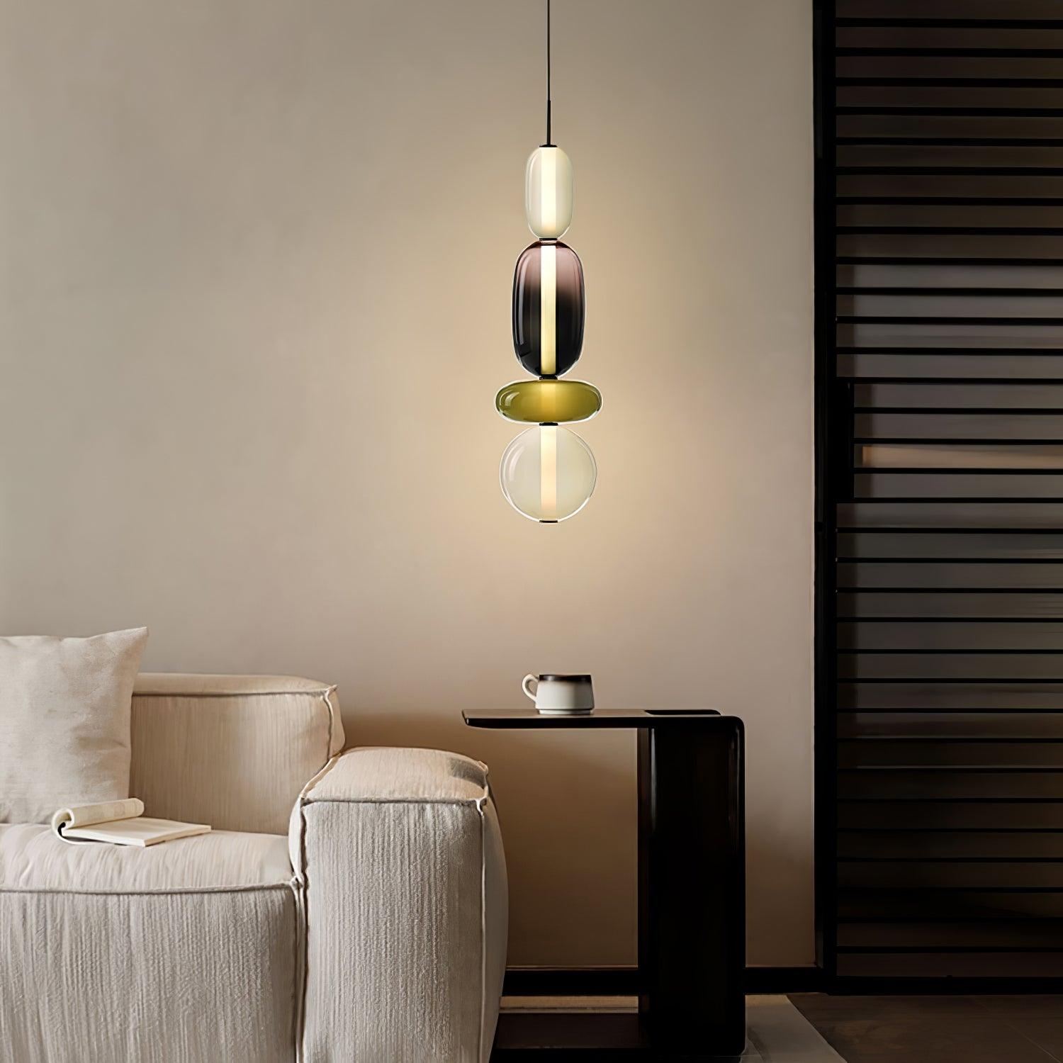 Taklampa i Glas Modern Design 3