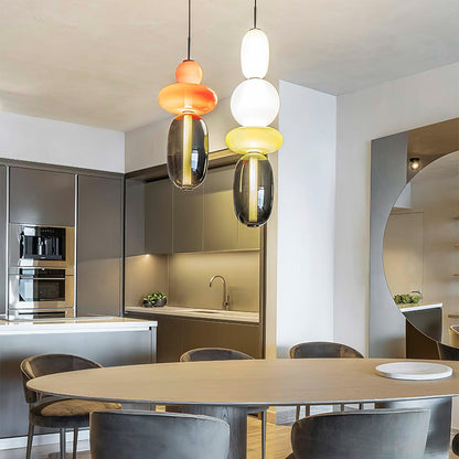 Taklampa i Glas Modern Design 7