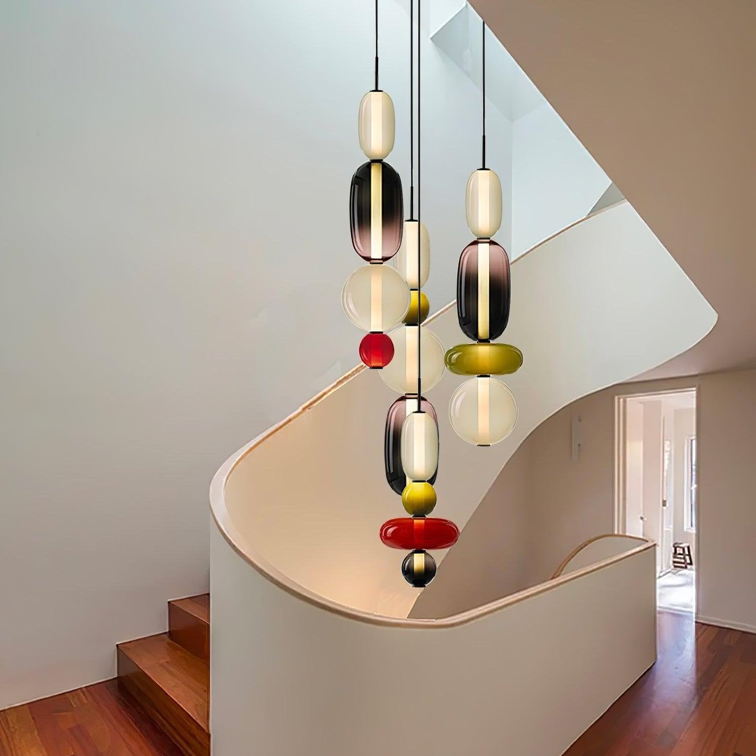 Taklampa i Glas Modern Design 8