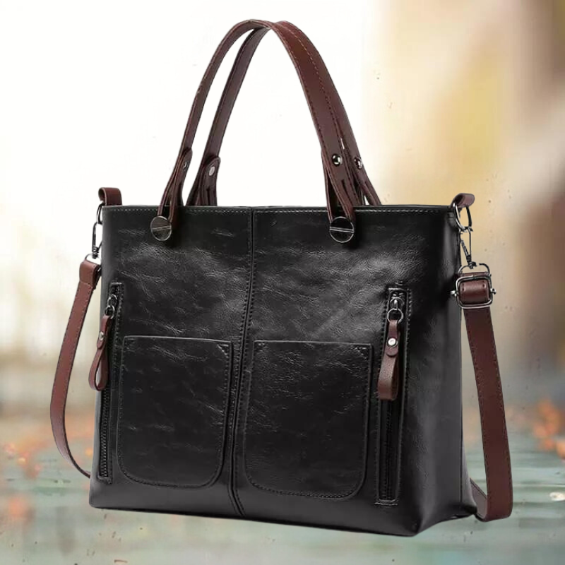 Dam Läderväska Elegant Multifunktionell Premium Material 2