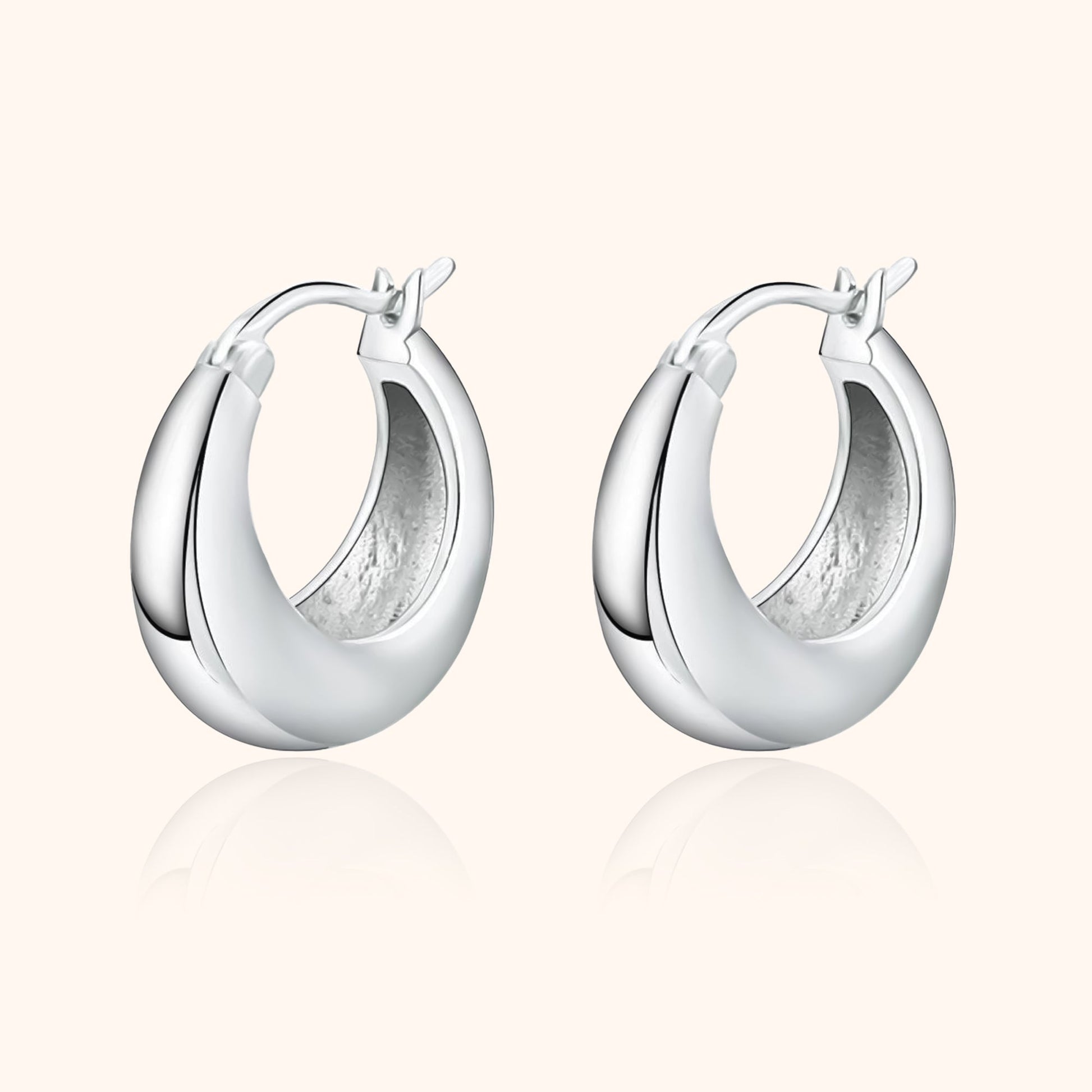 Tidlösa Örhängen Ringdesign 3
