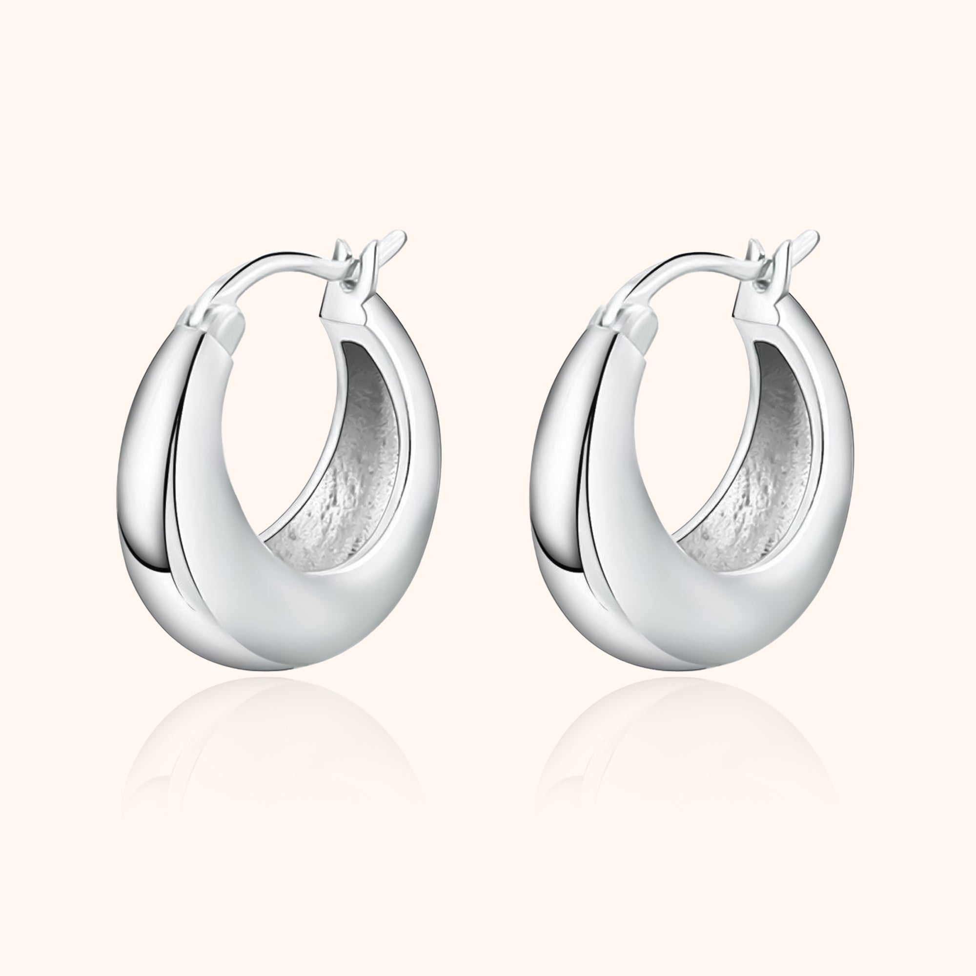 Tidlösa Örhängen Ringdesign 3