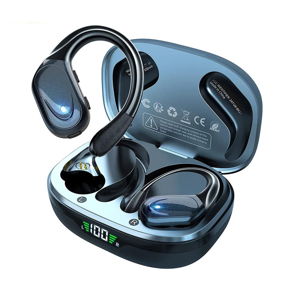 Trådlösa Hörlurar In Ear för Sport med Bluetooth 5.3 och Brusreducering 0