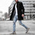 Herrjacka Vinter Elegant Unik Design Varmt Material 2