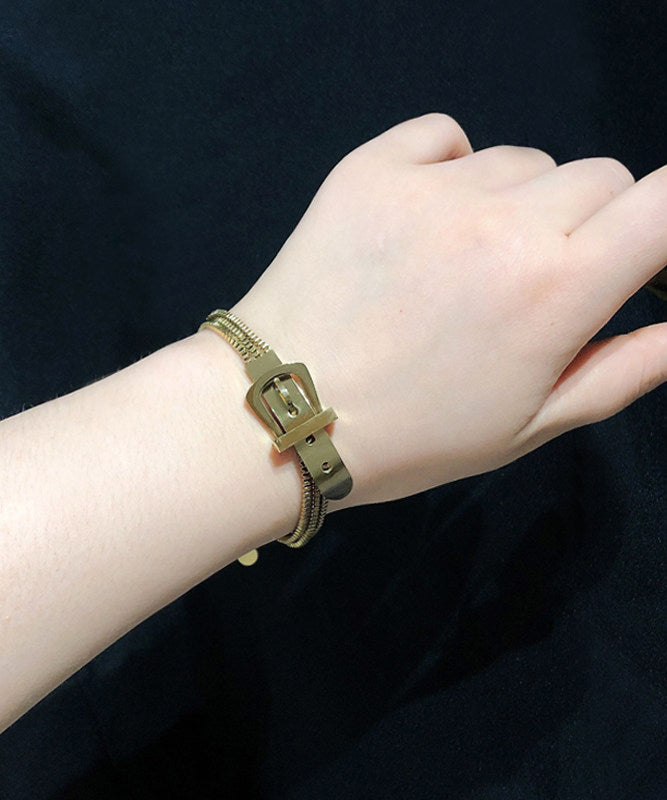 Unisex Armband med Guldöverdrag och Spänne 1
