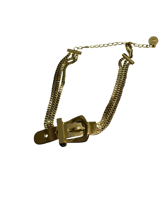 Unisex Armband med Guldöverdrag och Spänne 3