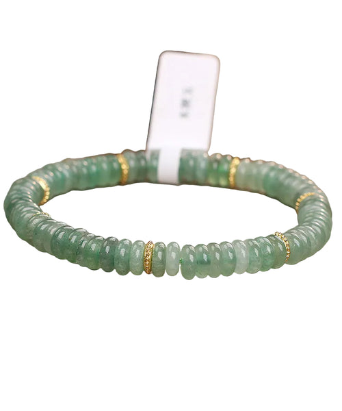 Unisex Armband med Jade Abacuspärlor 0