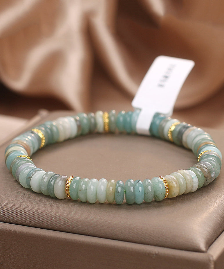 Unisex Armband med Jade Abacuspärlor 3