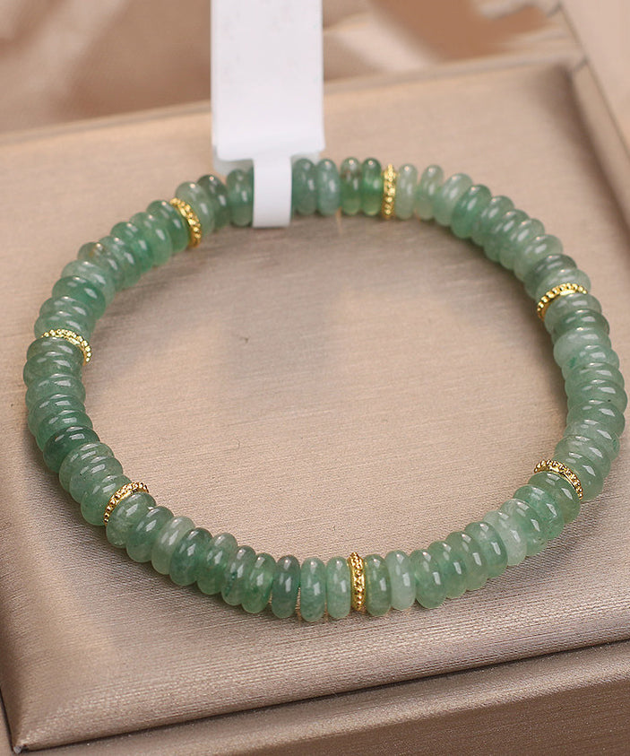 Unisex Armband med Jade Abacuspärlor 4