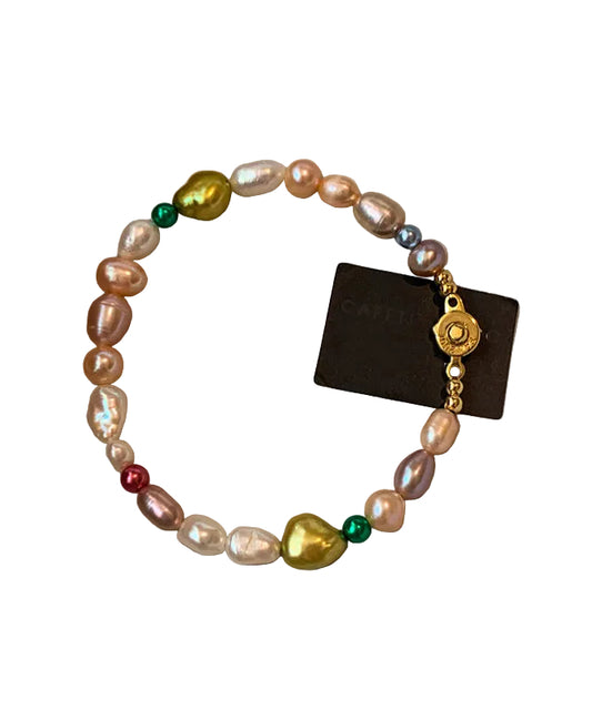 Unisex Armband med Regnbågslegering och Pärlor 0