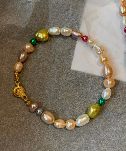 Unisex Armband med Regnbågslegering och Pärlor 4