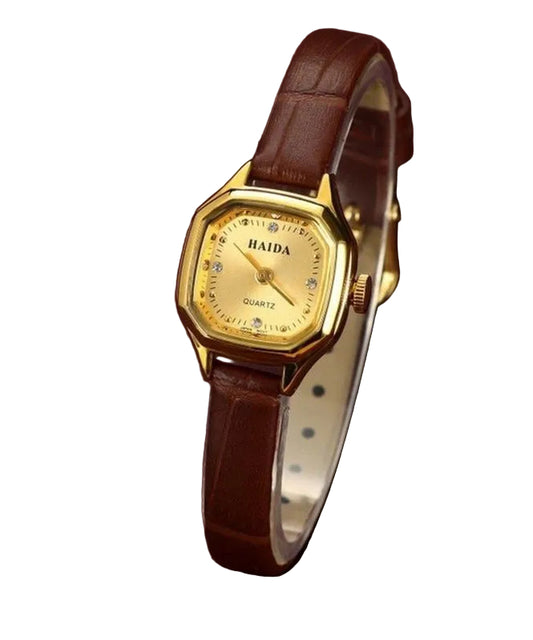 Unisex Armbandsur med Patchwork-design och Kvartsrörelse 0