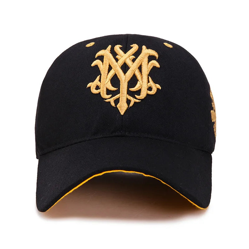 Unisex Broderad Keps med Vargsymbol 1