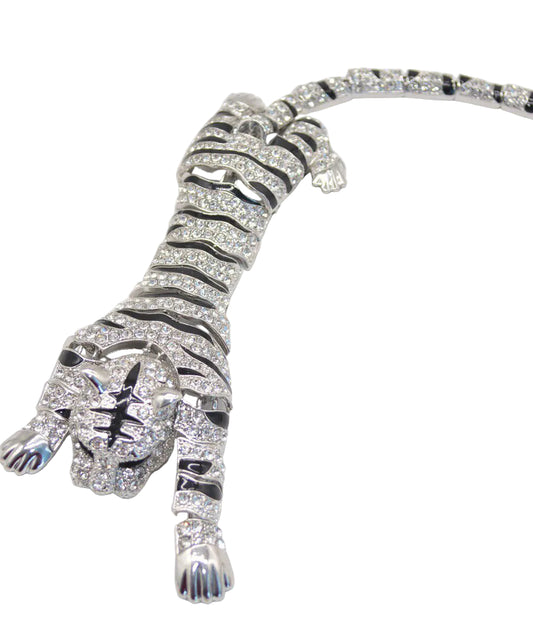 Unisex Brosch med Tigerdesign och Drip Glaze-stil 2