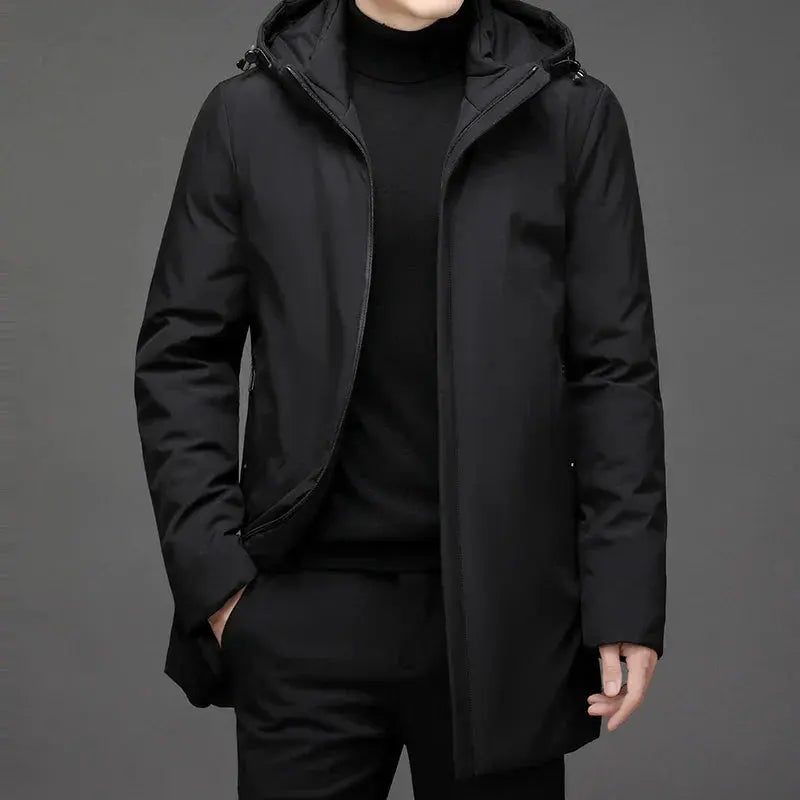 Unisex Dunjacka Modern Passform Vattenavvisande 4