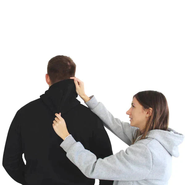 Unisex Hoodie med Justerbar Värmefunktion och Fickor 3