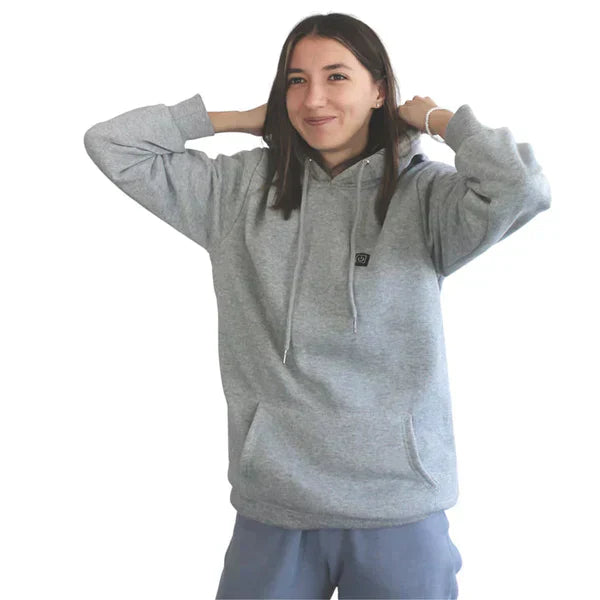 Unisex Hoodie med Justerbar Värmefunktion och Fickor 4