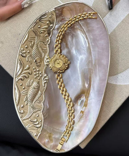 Unisex Klocka med Metallkedja i Originaldesign 2