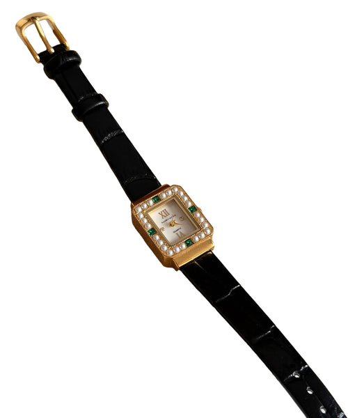 Unisex Klocka med Zircon Shell och Quartz-urverk 0