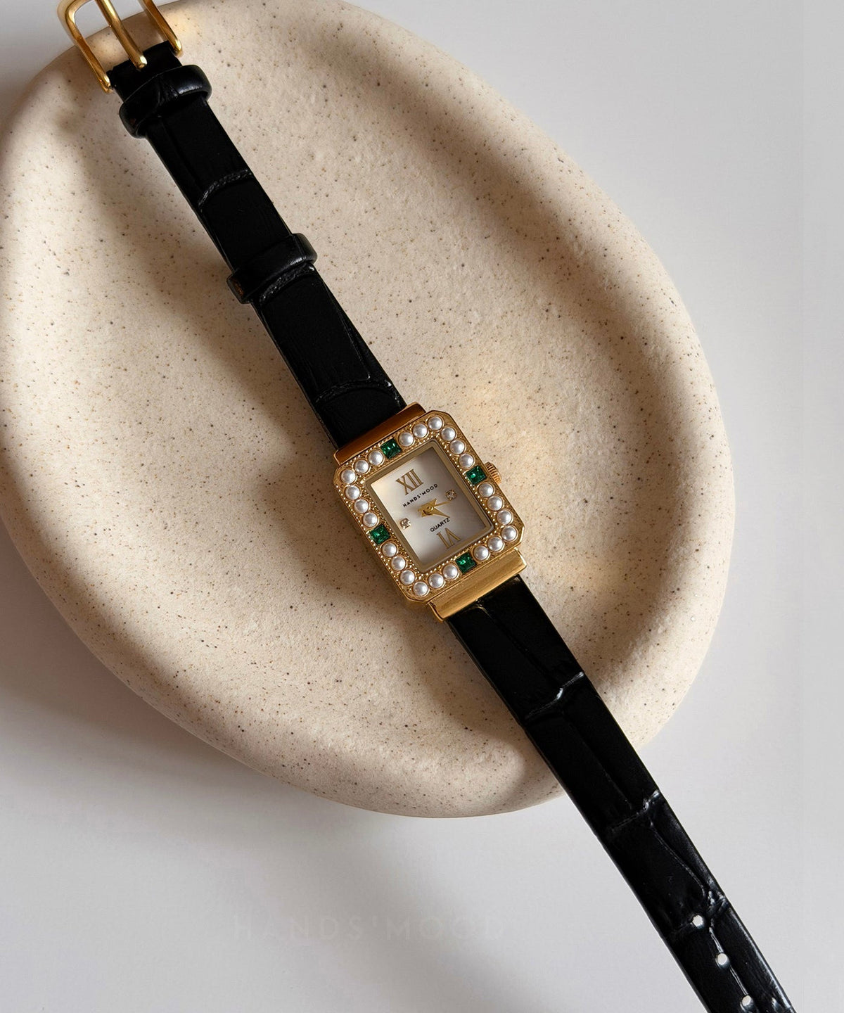 Unisex Klocka med Zircon Shell och Quartz-urverk 2