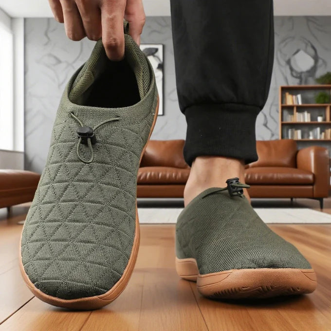 Unisex Komfortskor Slip-On med Quiltad Design 3