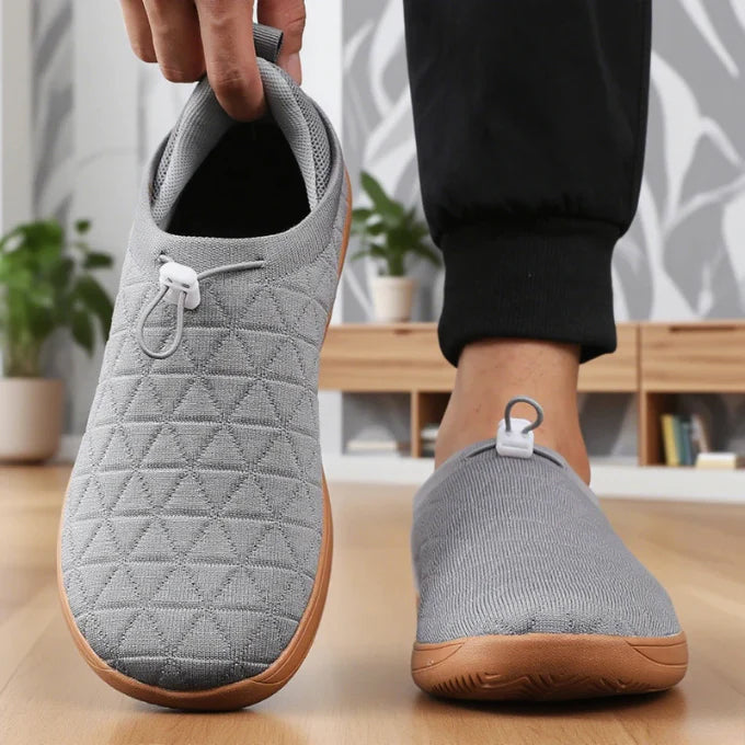 Unisex Komfortskor Slip-On med Quiltad Design 5
