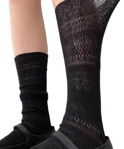 Unisex Mid Tube Strumpor Mesh Design 0