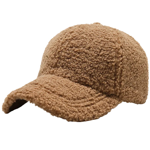 Unisex Mjuk Keps Med Plysch Detaljer 0