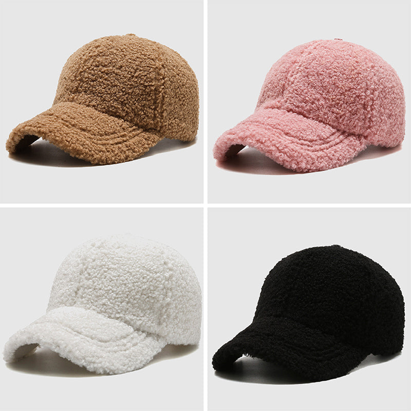 Unisex Mjuk Keps Med Plysch Detaljer 4