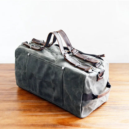 Unisex Resväska Vaxad Canvas 4