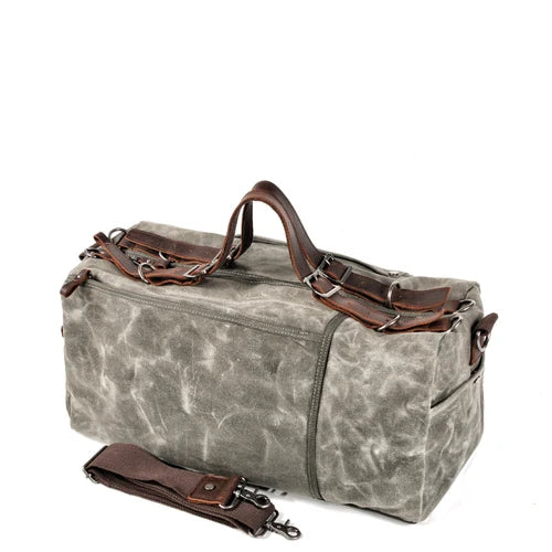 Unisex Resväska Vaxad Canvas 7