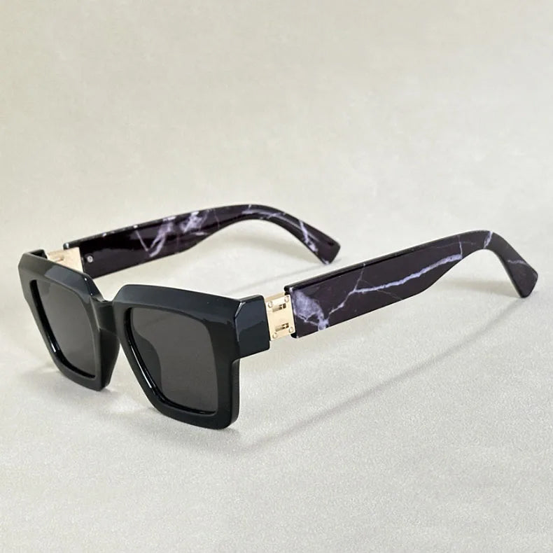 Unisex Retro Solglasögon Fyrkantig Design med UV-Skydd 1