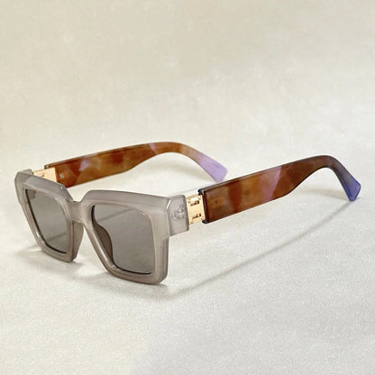 Unisex Retro Solglasögon Fyrkantig Design med UV-Skydd 2