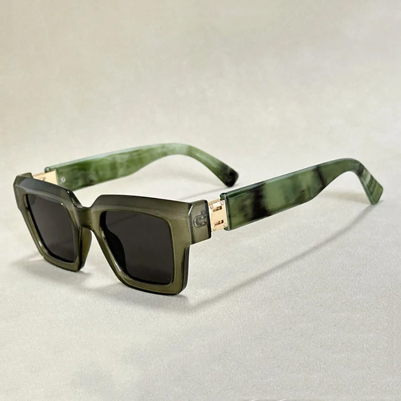 Unisex Retro Solglasögon Fyrkantig Design med UV-Skydd 5