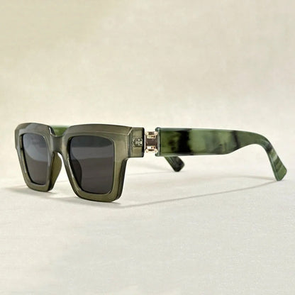 Unisex Retro Solglasögon Fyrkantig Design med UV-Skydd 6