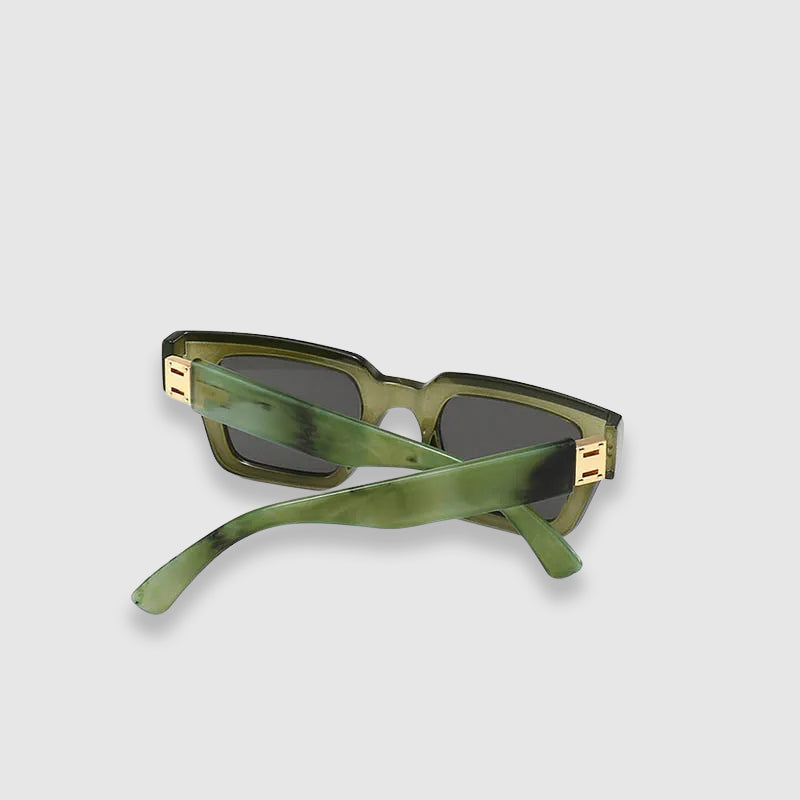 Unisex Retro Solglasögon Fyrkantig Design med UV-Skydd 7