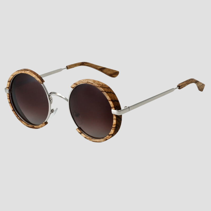 Unisex Rund Design Solglasögon med UV400 Skydd 2