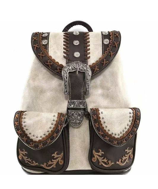 Unisex Ryggsäck Patchwork Design 0