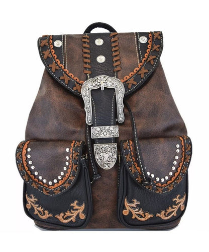 Unisex Ryggsäck Patchwork Design 1