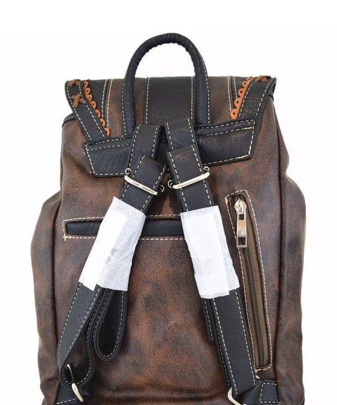 Unisex Ryggsäck Patchwork Design 3