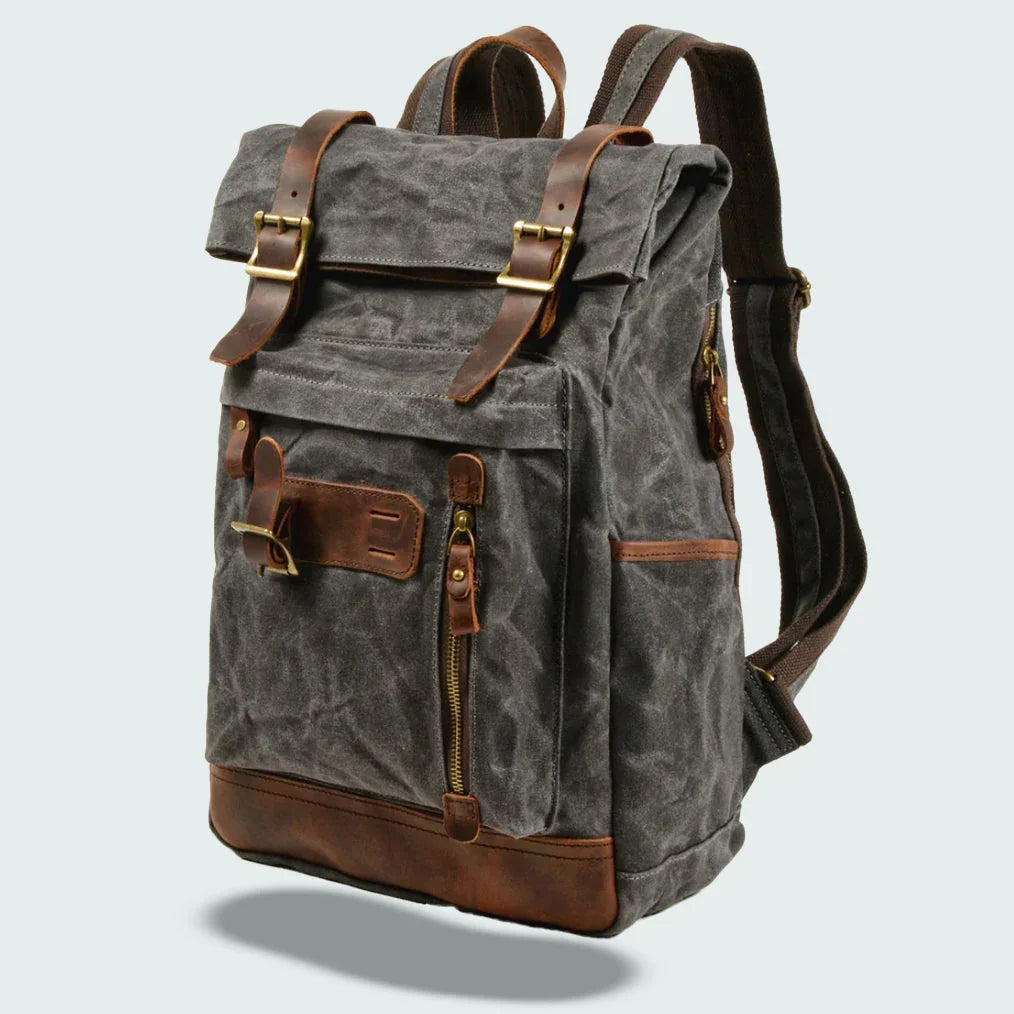 Unisex Ryggsäck Vikbar Vintage Stil 4