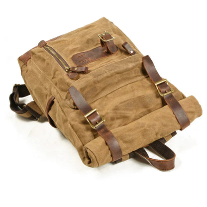 Unisex Ryggsäck Vikbar Vintage Stil 6