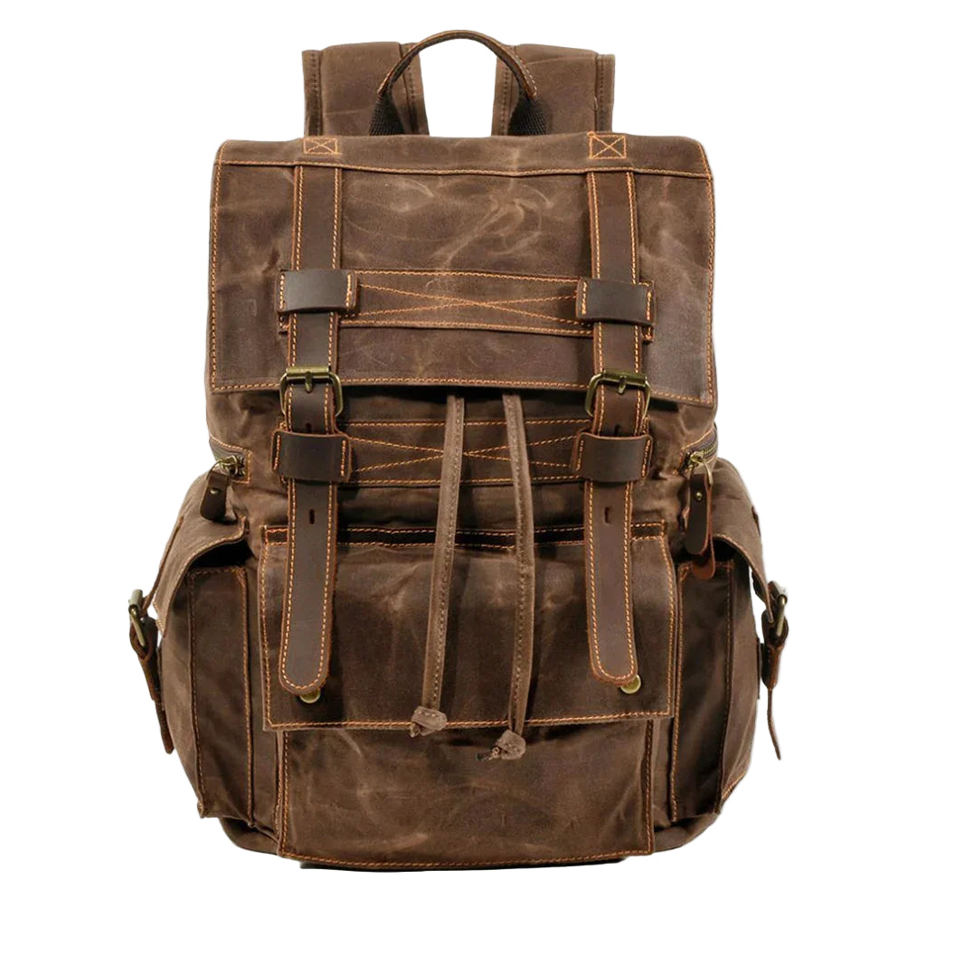 Unisex Ryggsäck med Dragsko och Vintage Stil 0