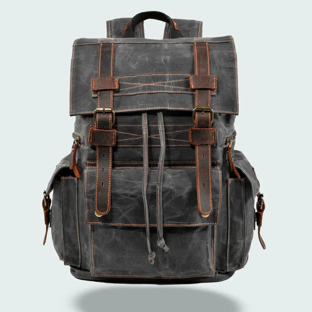 Unisex Ryggsäck med Dragsko och Vintage Stil 2
