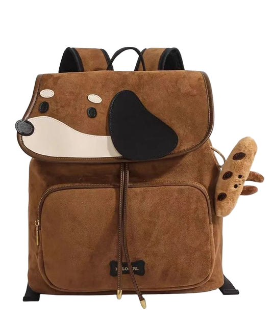 Unisex Ryggsäck med Hundmotiv och Stor Kapacitet 3