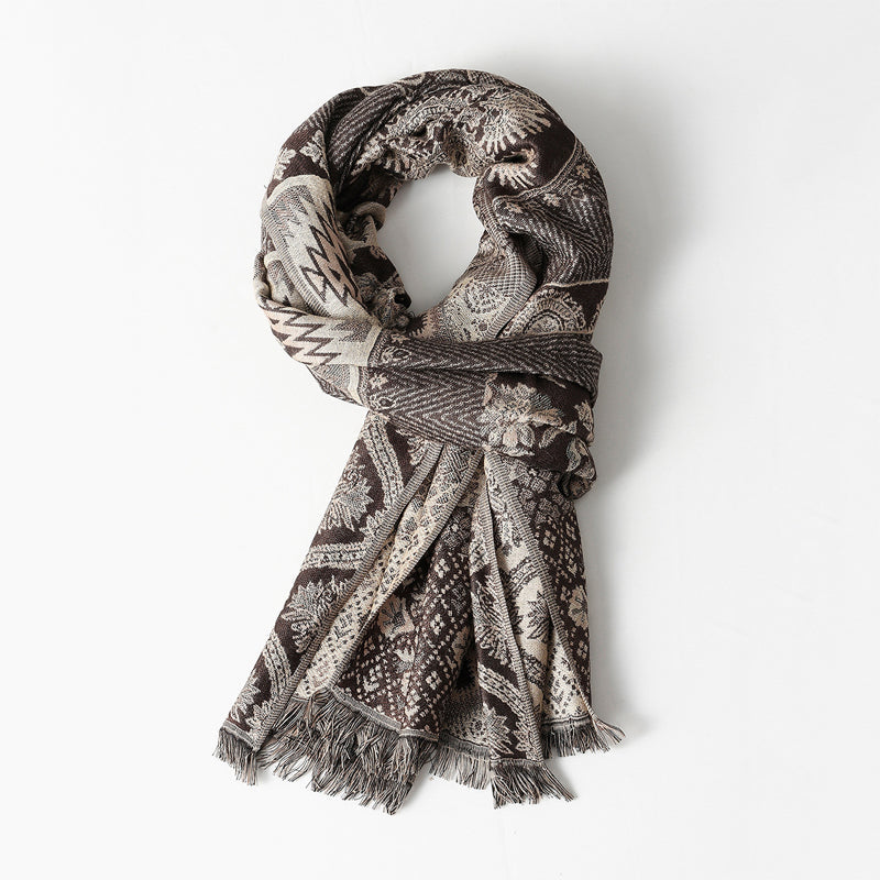 Unisex Scarf med Jacquardmönster 1