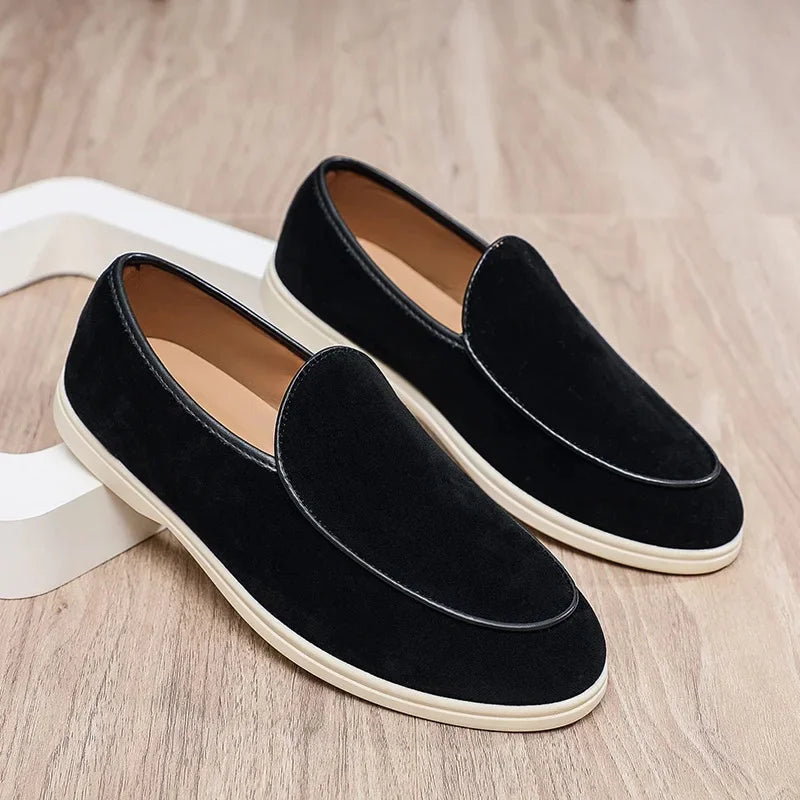 Unisex Slip-On Fritidsskor med Platt Botten 6