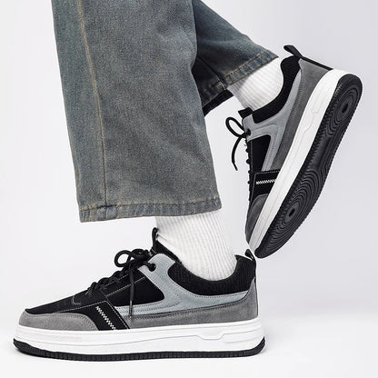 Unisex Sneakers Patchwork Design 4
