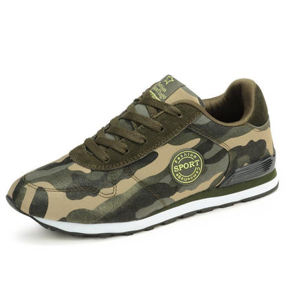 Unisex Sneakers i Kamouflagedesign Sportig Stil 5