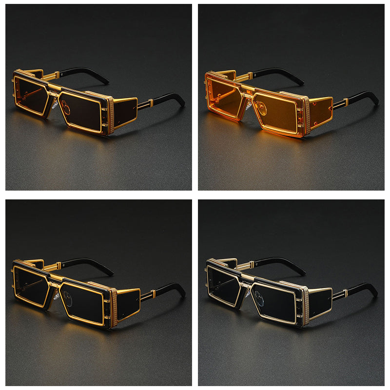 Unisex Solglasögon Fyrkantig Design med UV400 Skydd 4